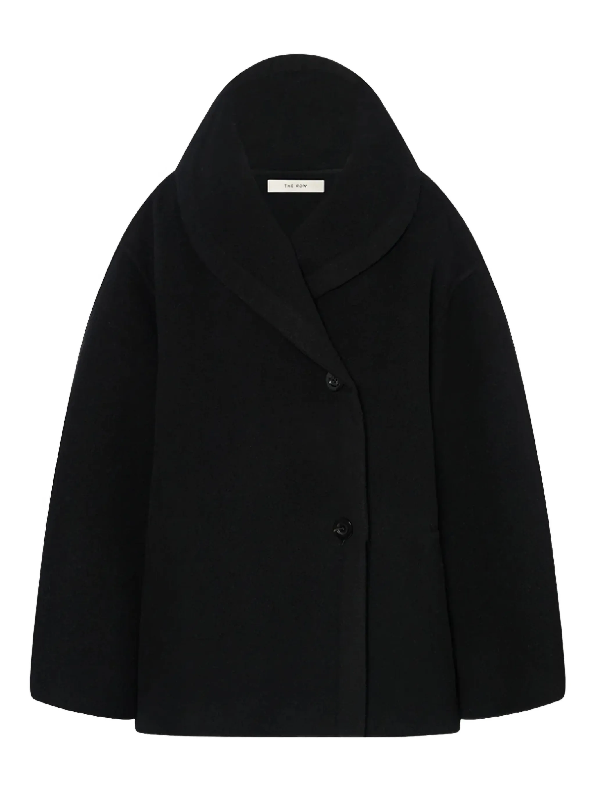 Двубортное пальто The Row, черный
Двубортное пальто The Row, черный