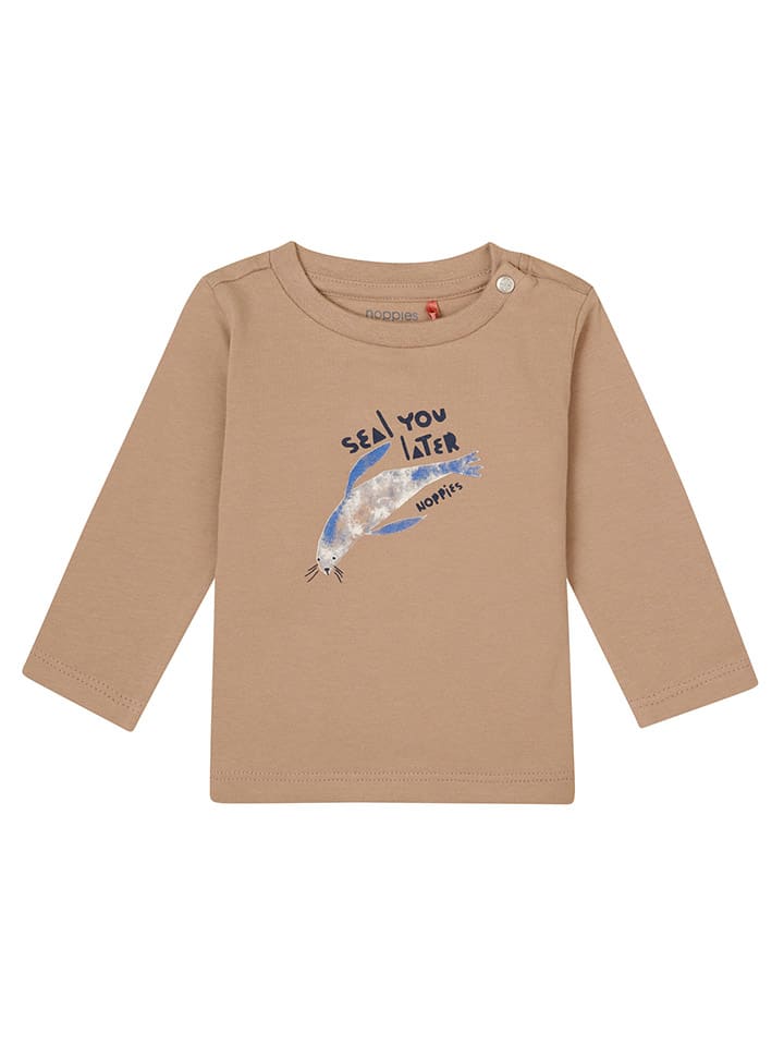 Noppies Футболка с длинными рукавами «Grinestar» светло-коричневого цвета
Noppies Футболка с длинными рукавами «Grinestar» светло-коричневого цвета