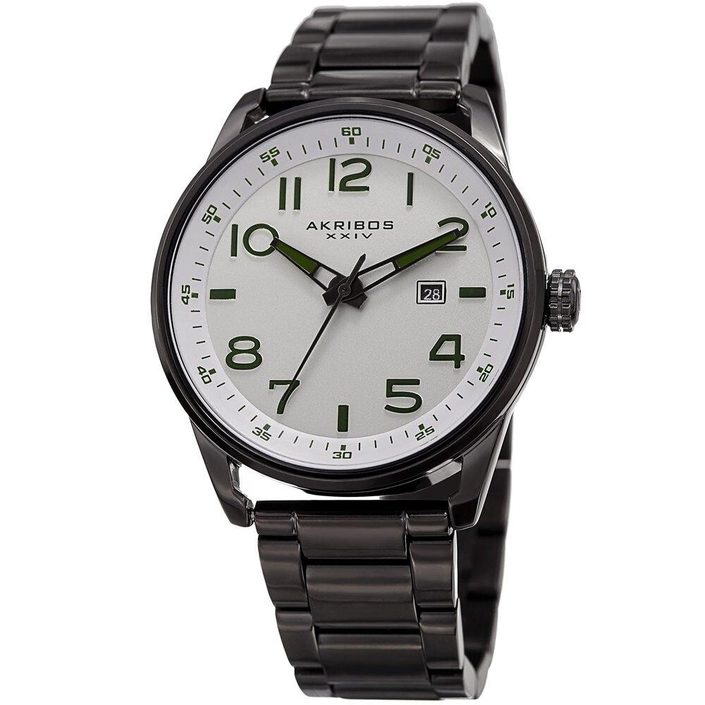 AK956 Повседневные часы в круглом корпусе Akribos, белый
AK956 Повседневные часы в круглом корпусе Akribos, белый