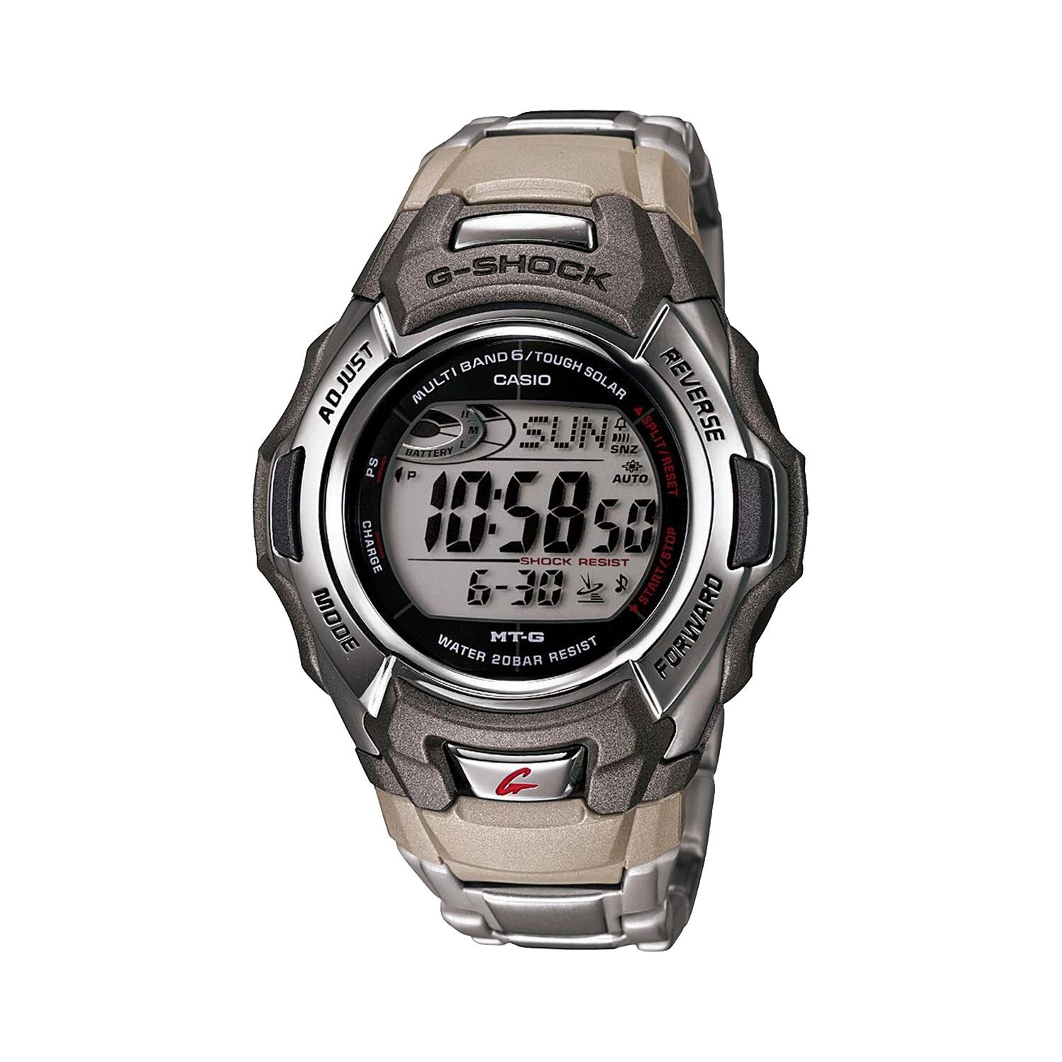 Мужские часы Casio G-Shock Tough Solar Atomic с цифровым хронографом из нержавеющей стали — MTGM900DA-8 Relic by Fossil
Мужские часы Casio G-Shock Tough Solar Atomic с цифровым хронографом из нержавеющей стали — MTGM900DA-8 Relic by Fossil