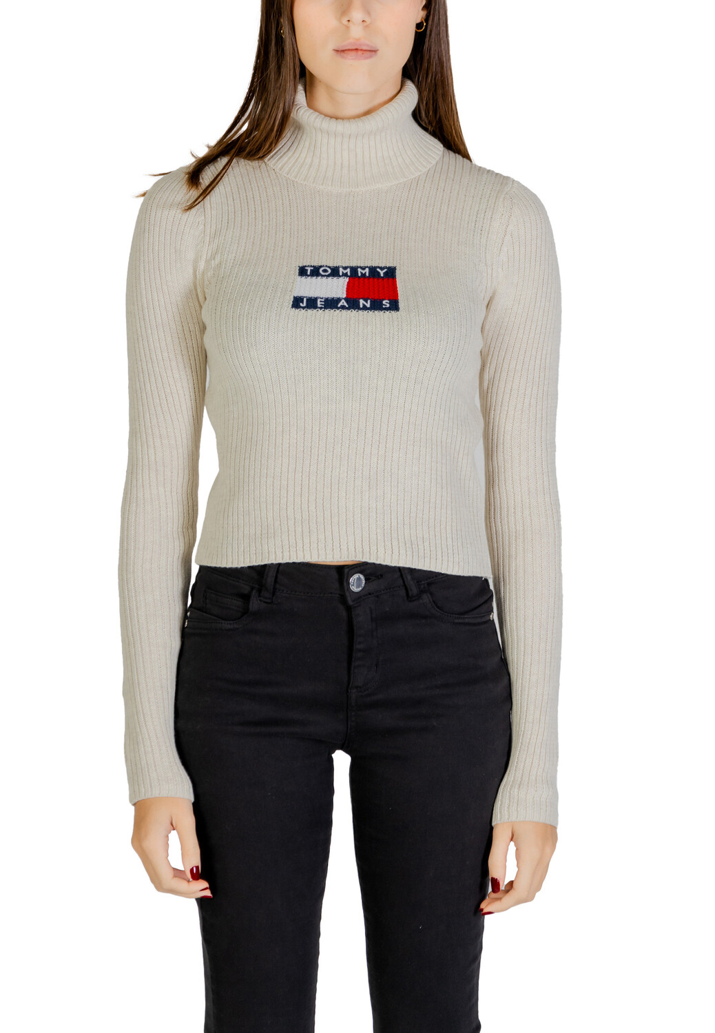 Джемпер Tommy Hilfiger укороченный с логотипом, бежевый
Джемпер Tommy Hilfiger укороченный с логотипом, бежевый