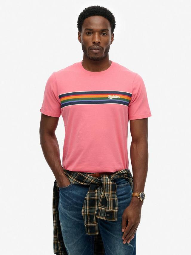 Футболка Outdoor Stripe Logo из хлопка свободного кроя Superdry, Desert Rose Pink
Футболка Outdoor Stripe Logo из хлопка свободного кроя Superdry, Desert Rose Pink