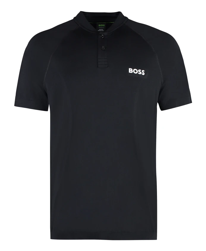 Рубашка-Поло из технической ткани Hugo, черный
Рубашка-Поло из технической ткани Hugo, черный