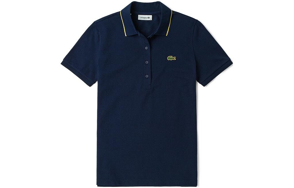 Рубашка поло женская темно-синяя Lacoste
Рубашка поло женская темно-синяя Lacoste