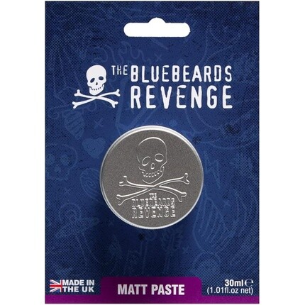 Матовая паста для мужчин Универсальная паста для укладки волос с перерабатываемой средней фиксацией и матовым финишем, 30 мл, The Bluebeards Revenge
Матовая паста для мужчин Универсальная паста для укладки волос с перерабатываемой средней фиксацией и матовым финишем, 30 мл, The Bluebeards Revenge
