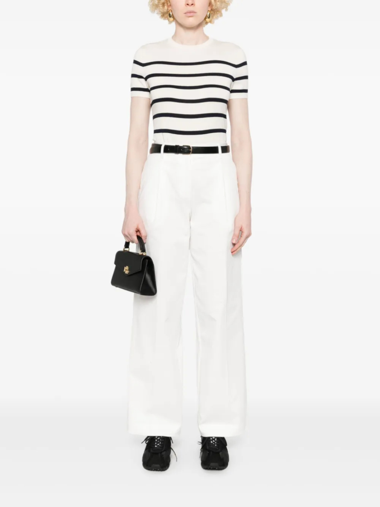 Полосатая футболка Lauren Ralph Lauren, нейтральный 
Полосатая футболка Lauren Ralph Lauren, нейтральный