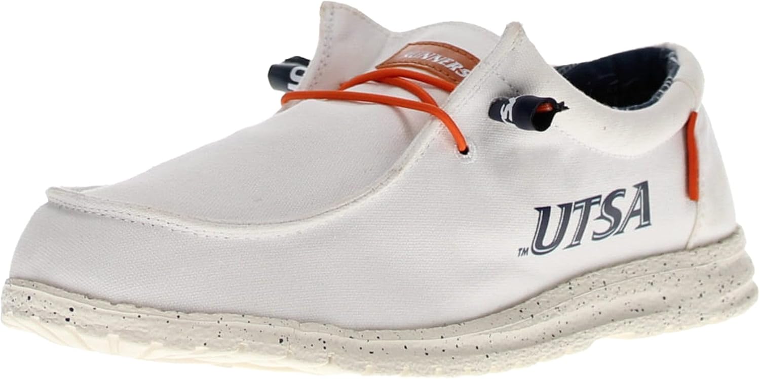 Мужские слипоны из холщовой ткани Vaccari Nate NCAA, Удобная и легкая повседневная обувь, Utsa Roadrunners/Off White
Мужские слипоны из холщовой ткани Vaccari Nate NCAA, Удобная и легкая повседневная обувь, Utsa Roadrunners/Off White