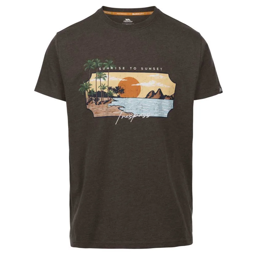 Футболка с коротким рукавом Trespass Pendla, коричневый 
Футболка с коротким рукавом Trespass Pendla, коричневый