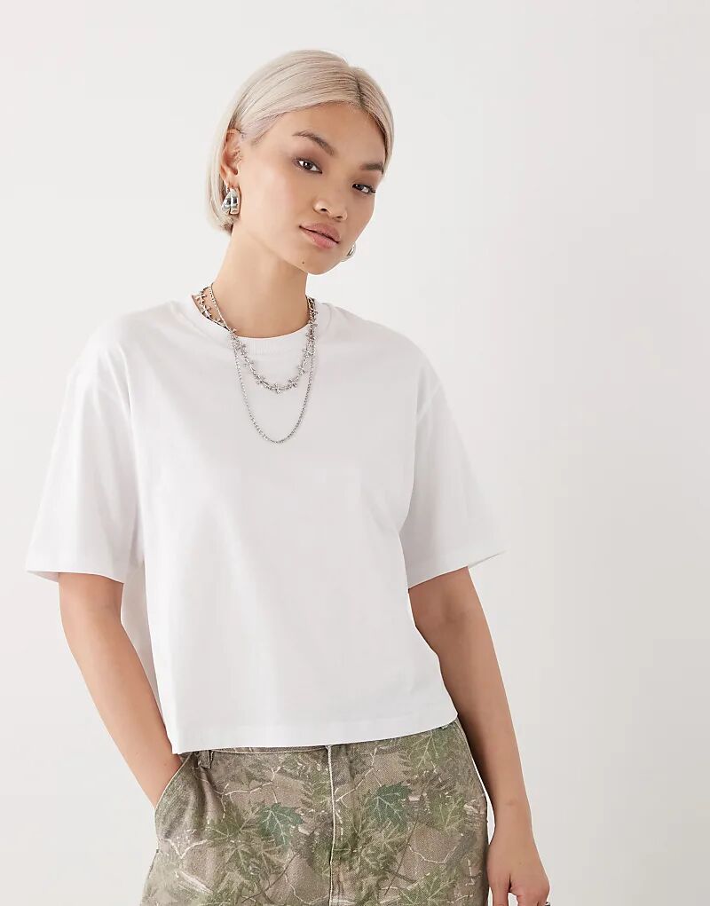 Футболка свободного кроя с короткими рукавами COLLUSION белого цвета
Футболка свободного кроя с короткими рукавами COLLUSION белого цвета