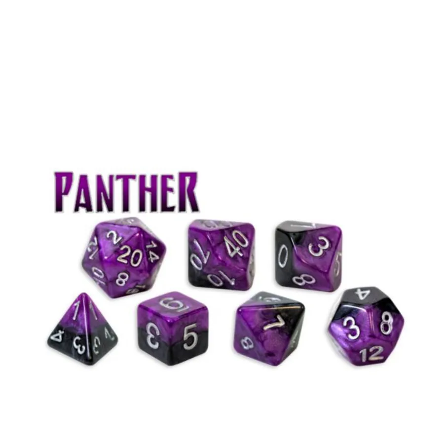 Поликомплект - Пантера (7), Halfsies Dice
Поликомплект - Пантера (7), Halfsies Dice