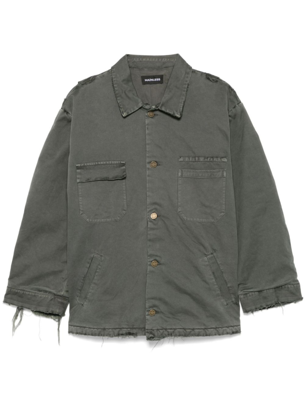 Куртка с эффектом потертости Mainless, зеленый
Куртка с эффектом потертости Mainless, зеленый