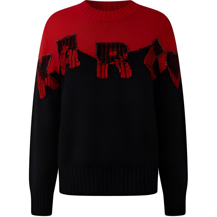 KARL LAGERFELD / Karl Lagerfeld Jeans Свитер KARL LAGERFELD женский красный черный
KARL LAGERFELD / Karl Lagerfeld Jeans Свитер KARL LAGERFELD женский красный черный