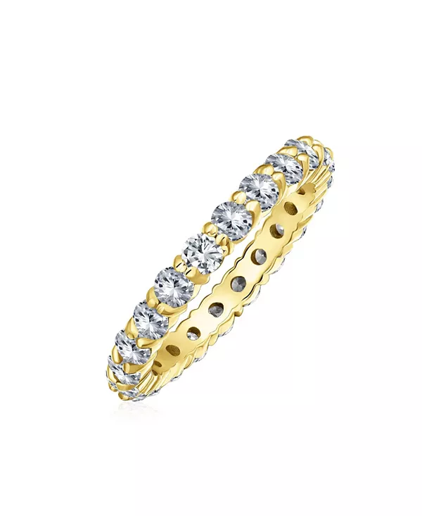 Тонкое кольцо с кубическим цирконием CZ Eternity, 3 мм, стерлинговое серебро Bling Jewelry, yellow
Тонкое кольцо с кубическим цирконием CZ Eternity, 3 мм, стерлинговое серебро Bling Jewelry, yellow