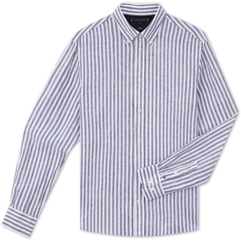 Мужская рубашка Tommy Hilfiger, цвет Blue and white stripes 0A5
Мужская рубашка Tommy Hilfiger, цвет Blue and white stripes 0A5