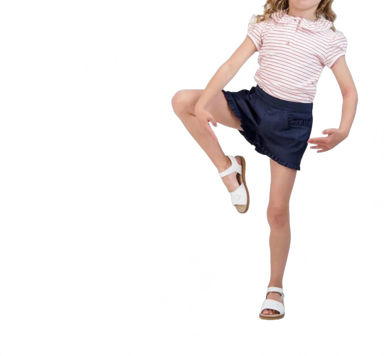 Шорты Phoebe с карманами в голубую клетку Busy Bees 
Шорты Phoebe с карманами в голубую клетку Busy Bees