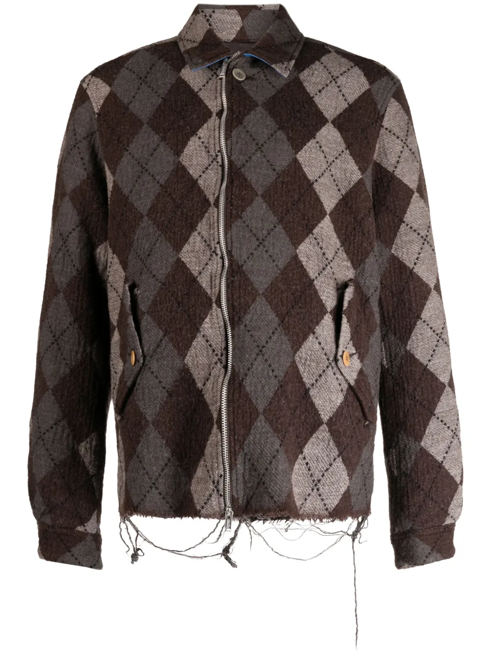 Клетчатое пальто на молнии Undercover, мультиколор
Клетчатое пальто на молнии Undercover, мультиколор