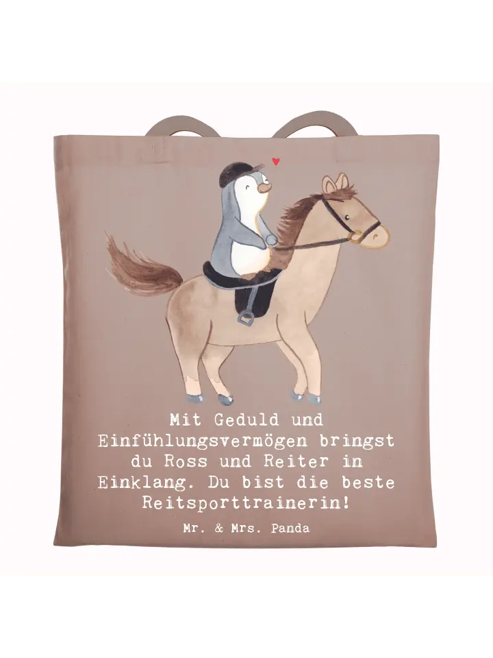 Сумка для переноски Mr & Mrs Panda Reitsport Trainerin Harmonie, пастельно-коричневый
Сумка для переноски Mr & Mrs Panda Reitsport Trainerin Harmonie, пастельно-коричневый