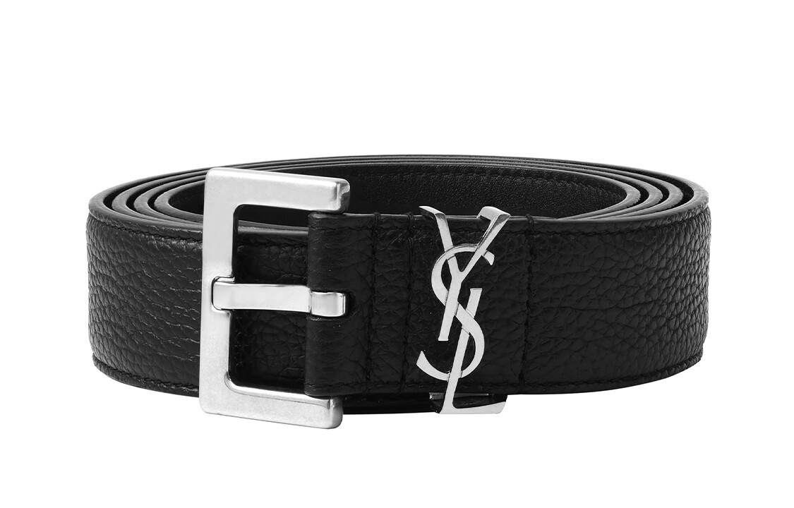 Ремень Saint Laurent Cassandre, черный
Ремень Saint Laurent Cassandre, черный