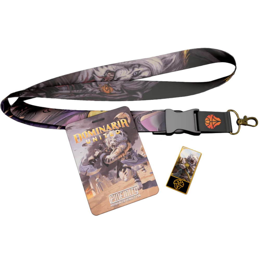 Аксессуары Pinfinity MtG Pin & Lanyard Set: Dominaria United - Ajani 
Аксессуары Pinfinity MtG Pin & Lanyard Set: Dominaria United - Ajani