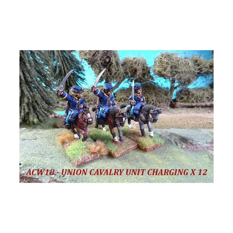 Кавалерийское атакующее подразделение, American Civil War - Union Army (28mm)
Кавалерийское атакующее подразделение, American Civil War - Union Army (28mm)