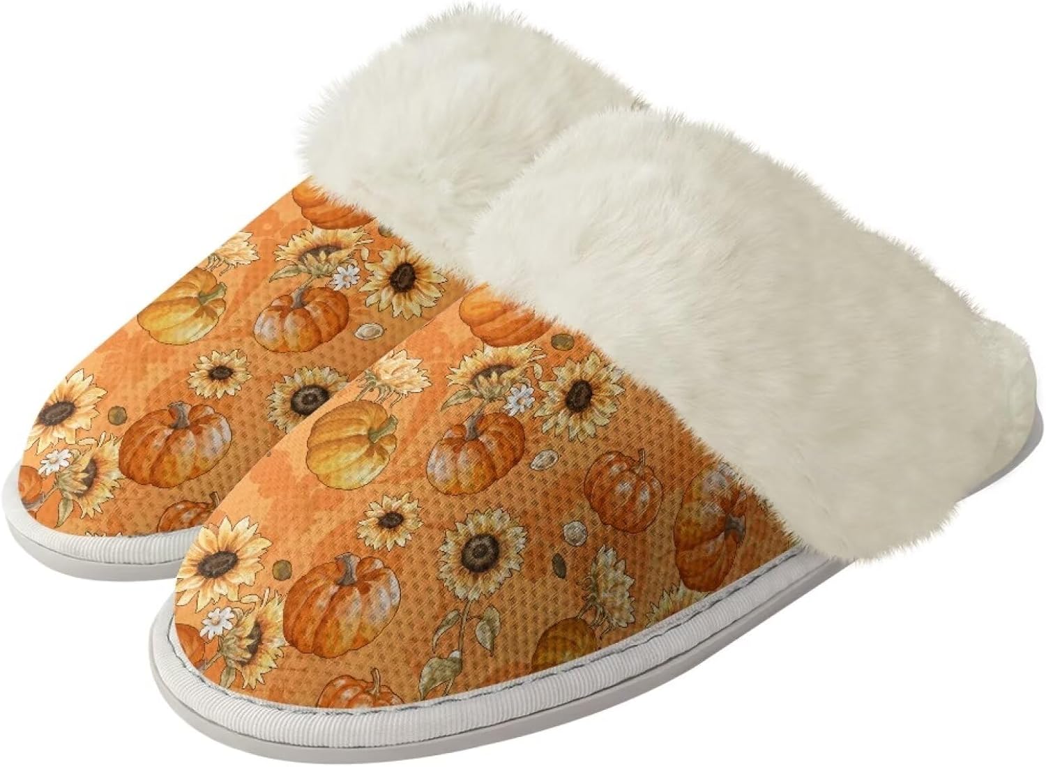 Домашние тапочки для женщин и мужчин с тематикой Дня благодарения, мягкие, уютные, легкие, для спальни Zhangruoheng, Thanksgiving Pumpkin Sunflower
Домашние тапочки для женщин и мужчин с тематикой Дня благодарения, мягкие, уютные, легкие, для спальни Zhangruoheng, Thanksgiving Pumpkin Sunflower