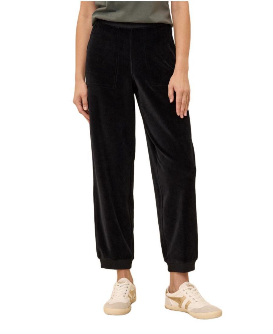 Женские спортивные брюки из органического хлопкового велюра свободного кроя Pact, Black
Женские спортивные брюки из органического хлопкового велюра свободного кроя Pact, Black