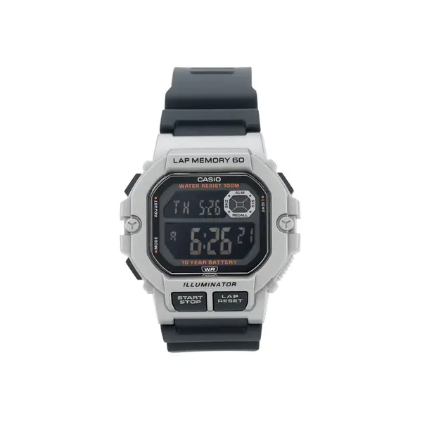 Часы CASIO Stylish Quartz Movement 47.2*44.5*13.4mm Resin Strap Watch Black Silver Unisex Mens, черный
Часы CASIO Stylish Quartz Movement 47.2*44.5*13.4mm Resin Strap Watch Black Silver Unisex Mens, черный