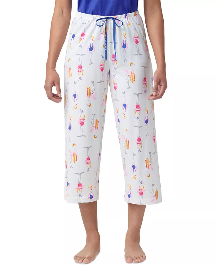 Женские пляжные капри-пижамные брюки с принтом "Flamingos" Hue, белый
Женские пляжные капри-пижамные брюки с принтом "Flamingos" Hue, белый