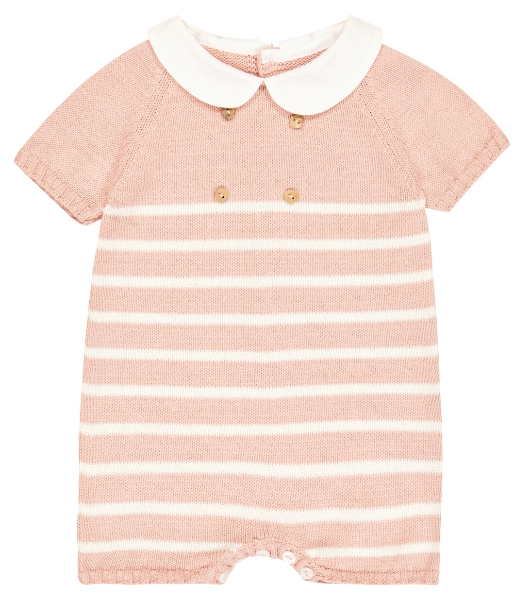 Детский комбинезон из хлопка с клевелом La Coqueta, розовый
Детский комбинезон из хлопка с клевелом La Coqueta, розовый