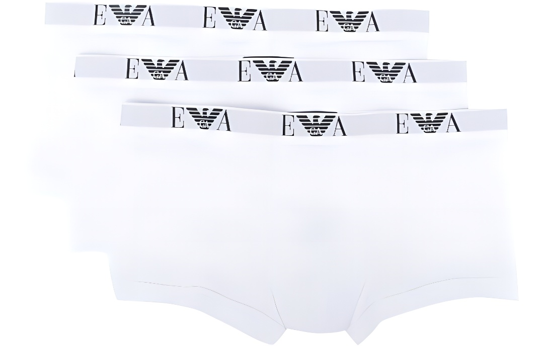 Логотип Монограмма Три пары боксеров EMPORIO ARMANI, 1 Set 3 Pack (белый)
Логотип Монограмма Три пары боксеров EMPORIO ARMANI, 1 Set 3 Pack (белый)