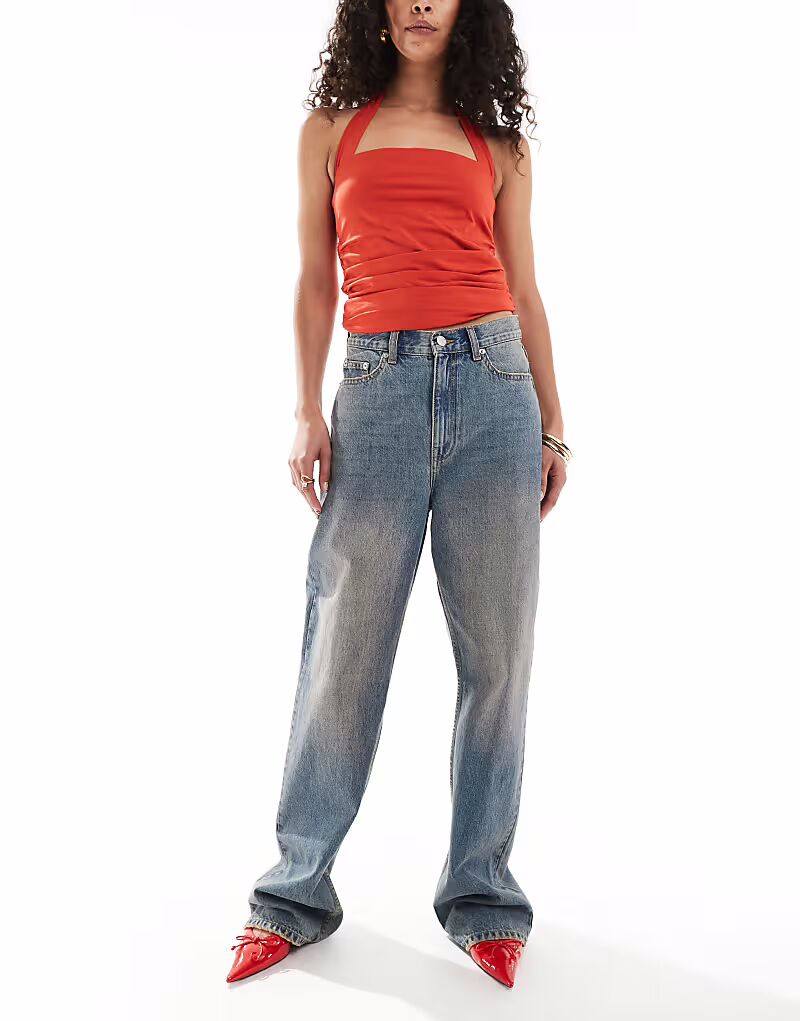 Джинсы Dr Denim Echo классического кроя, прямые, в цвете Sky Peach с эффектом потертости
Джинсы Dr Denim Echo классического кроя, прямые, в цвете Sky Peach с эффектом потертости