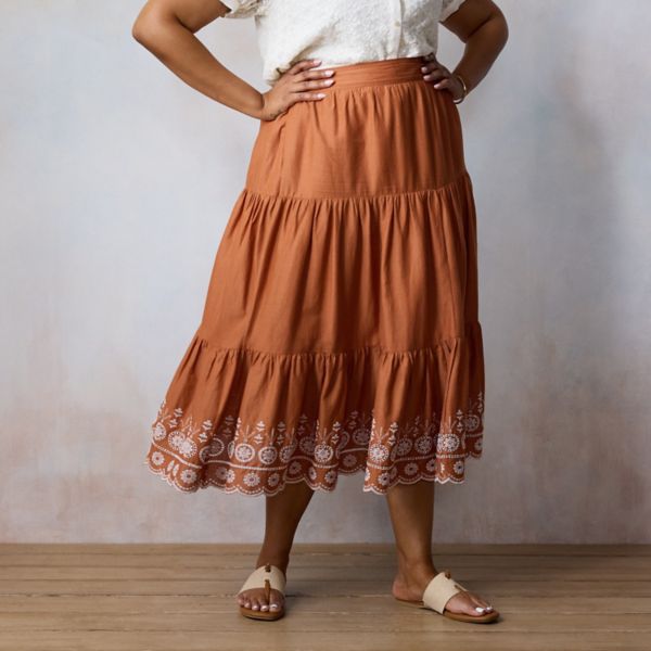 Пышная миди-юбка с тремя ярусами Lc Lauren Conrad, цвет terracotta house
Пышная миди-юбка с тремя ярусами Lc Lauren Conrad, цвет terracotta house