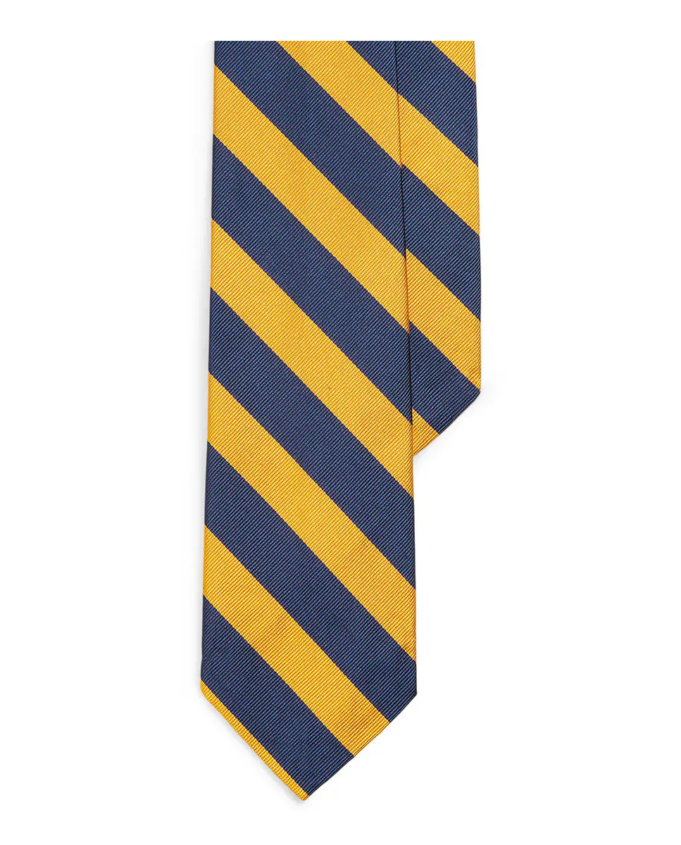 Мужской шелковый галстук с принтом Polo Ralph Lauren, желтый
Мужской шелковый галстук с принтом Polo Ralph Lauren, желтый