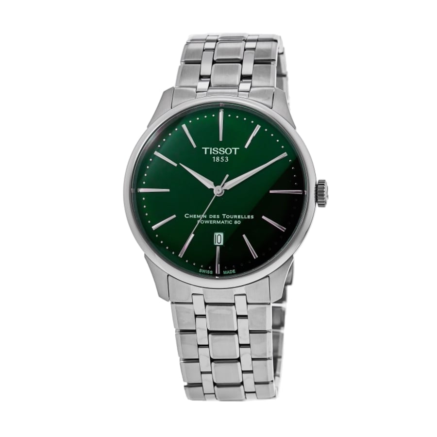 Tissot Chemin Des Tourelles Powermatic 80 Мужские часы со стальным зеленым циферблатом
Tissot Chemin Des Tourelles Powermatic 80 Мужские часы со стальным зеленым циферблатом