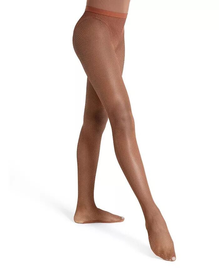 Женские профессиональные бесшовные тайтсы в сеточку Capezio, коричневый
Женские профессиональные бесшовные тайтсы в сеточку Capezio, коричневый