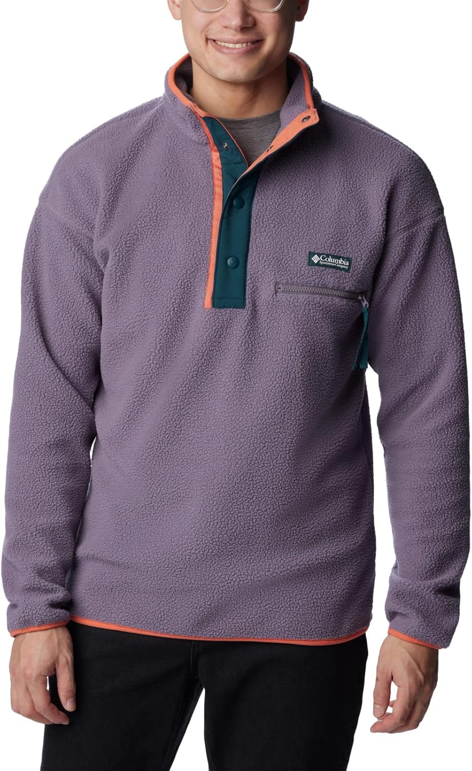 Columbia Мужская флисовая куртка Helvetia Half Snap, Granite Purple
Columbia Мужская флисовая куртка Helvetia Half Snap, Granite Purple