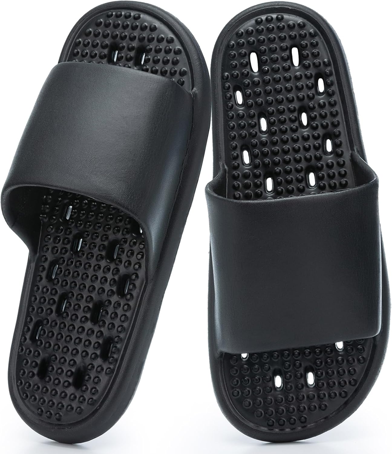 Душевые тапочки GOEWY с дренажными отверстиями, массажными гранулами для женщин и мужчин, для спортзала, душа, сандалии для ванной и пляжа, быстро сохнущие, легкие, противоскользящие, черный
Душевые тапочки GOEWY с дренажными отверстиями, массажными гранулами для женщин и мужчин, для спортзала, душа, сандалии для ванной и пляжа, быстро сохнущие, легкие, противоскользящие, черный