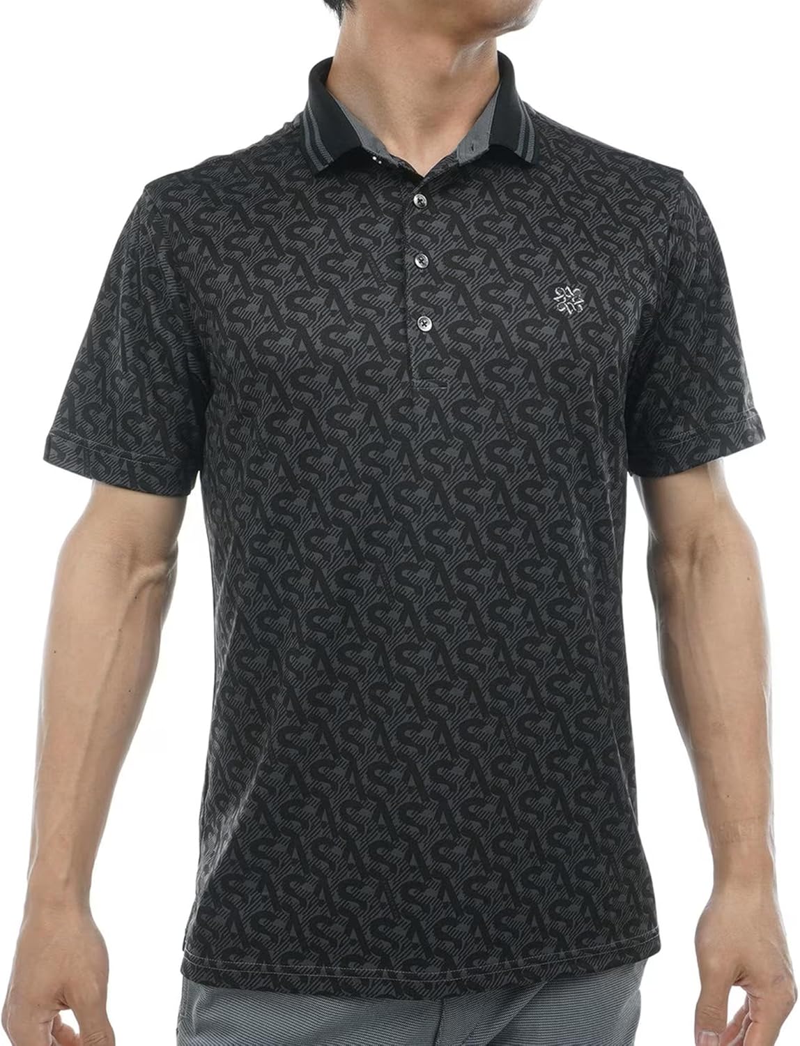 Мужская поло-рубашка St. Andrews с коротким рукавом (принт STA Monogram, влагоотводящая, быстросохнущая) / для гольфа / 042-5160555, черный
Мужская поло-рубашка St. Andrews с коротким рукавом (принт STA Monogram, влагоотводящая, быстросохнущая) / для гольфа / 042-5160555, черный