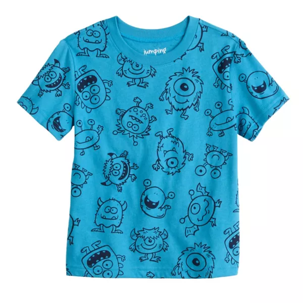 Футболка с цветным рисунком для мальчиков и малышей Jumping Beans, цвет teal monster print
Футболка с цветным рисунком для мальчиков и малышей Jumping Beans, цвет teal monster print