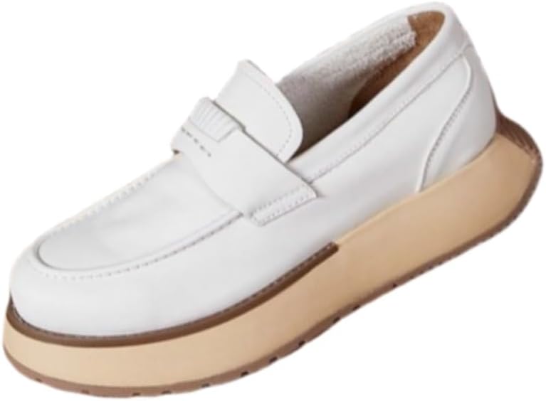 Мужские повседневные лоферы FmShi с толстой подошвой, комфортные и дышащие, противоскользящие и долговечные. Подходят для любого случая, белый
Мужские повседневные лоферы FmShi с толстой подошвой, комфортные и дышащие, противоскользящие и долговечные. Подходят для любого случая, белый