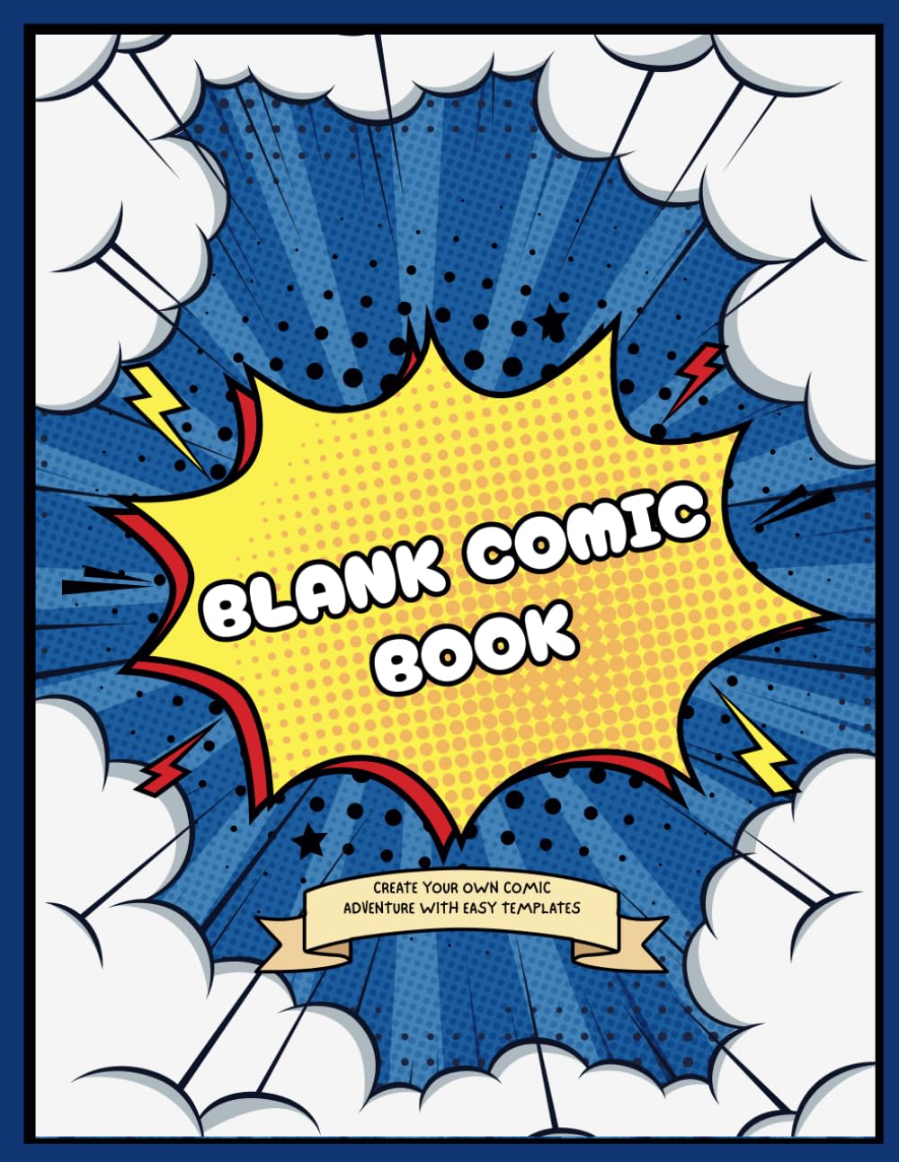 Blank Comic Book: A Colorful Comic Book for Your Tales (Independently published)
Blank Comic Book: A Colorful Comic Book for Your Tales (Independently published)