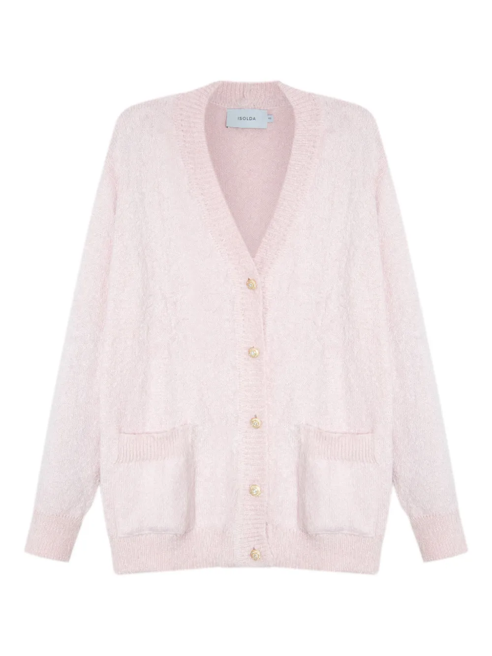 Кардиган с карманами на пуговицах Isolda, розовый
Кардиган с карманами на пуговицах Isolda, розовый