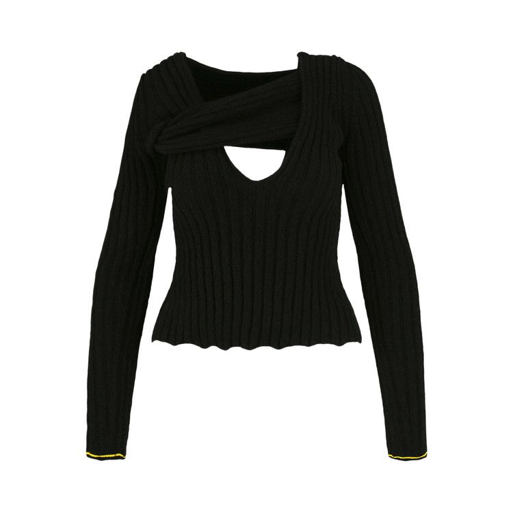 Свитер Bottega Veneta Boucle Ribbed V Neck Sweater 'Black'
Свитер Bottega Veneta Boucle Ribbed V Neck Sweater 'Black'