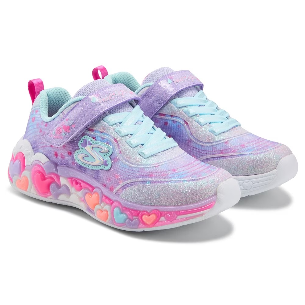 Детские кроссовки с подсветкой в виде сердечек Skechers для маленьких и больших детей, lavender multi
Детские кроссовки с подсветкой в виде сердечек Skechers для маленьких и больших детей, lavender multi