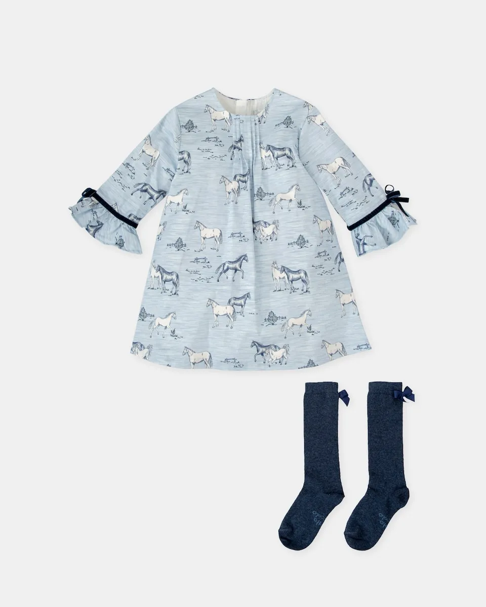 Детский комплект фарфоровое платье с носками Tutto Piccolo, светло-голубой
Детский комплект фарфоровое платье с носками Tutto Piccolo, светло-голубой