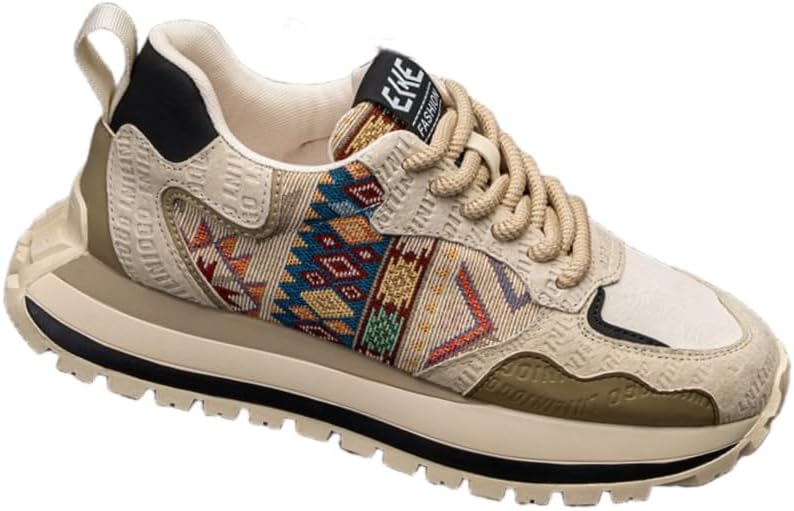 Мужские модные спортивные кроссовки - стильный дизайн - удобные повседневные туфли с толстой подошвой, увеличивающей рост, подходят для ежедневной носки Fusecottc, бежевый
Мужские модные спортивные кроссовки - стильный дизайн - удобные повседневные туфли с толстой подошвой, увеличивающей рост, подходят для ежедневной носки Fusecottc, бежевый