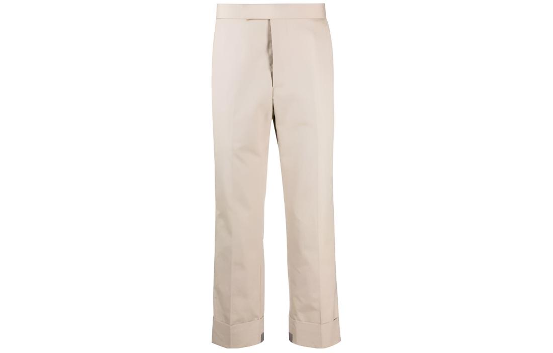Зауженные укороченные брюки mid rise THOM BROWNE, хаки
Зауженные укороченные брюки mid rise THOM BROWNE, хаки