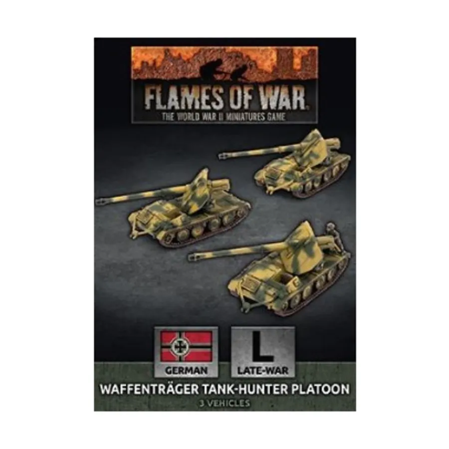 Взвод охотников за танками Waffentrager, Flames of War - WWII - German - Tanks (4th Edition)
Взвод охотников за танками Waffentrager, Flames of War - WWII - German - Tanks (4th Edition)