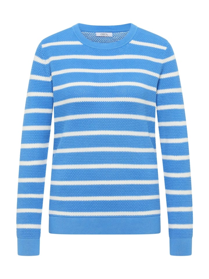 Cecil Полосатый свитер синего цвета
Cecil Полосатый свитер синего цвета