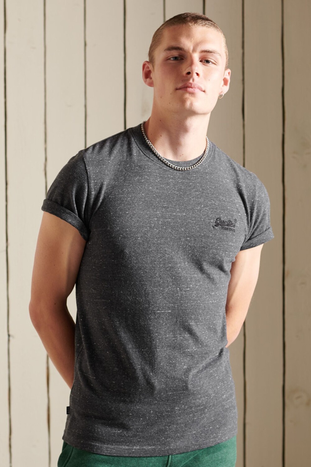 Винтажная футболка из органического хлопка с вышивкой Superdry, серый
Винтажная футболка из органического хлопка с вышивкой Superdry, серый